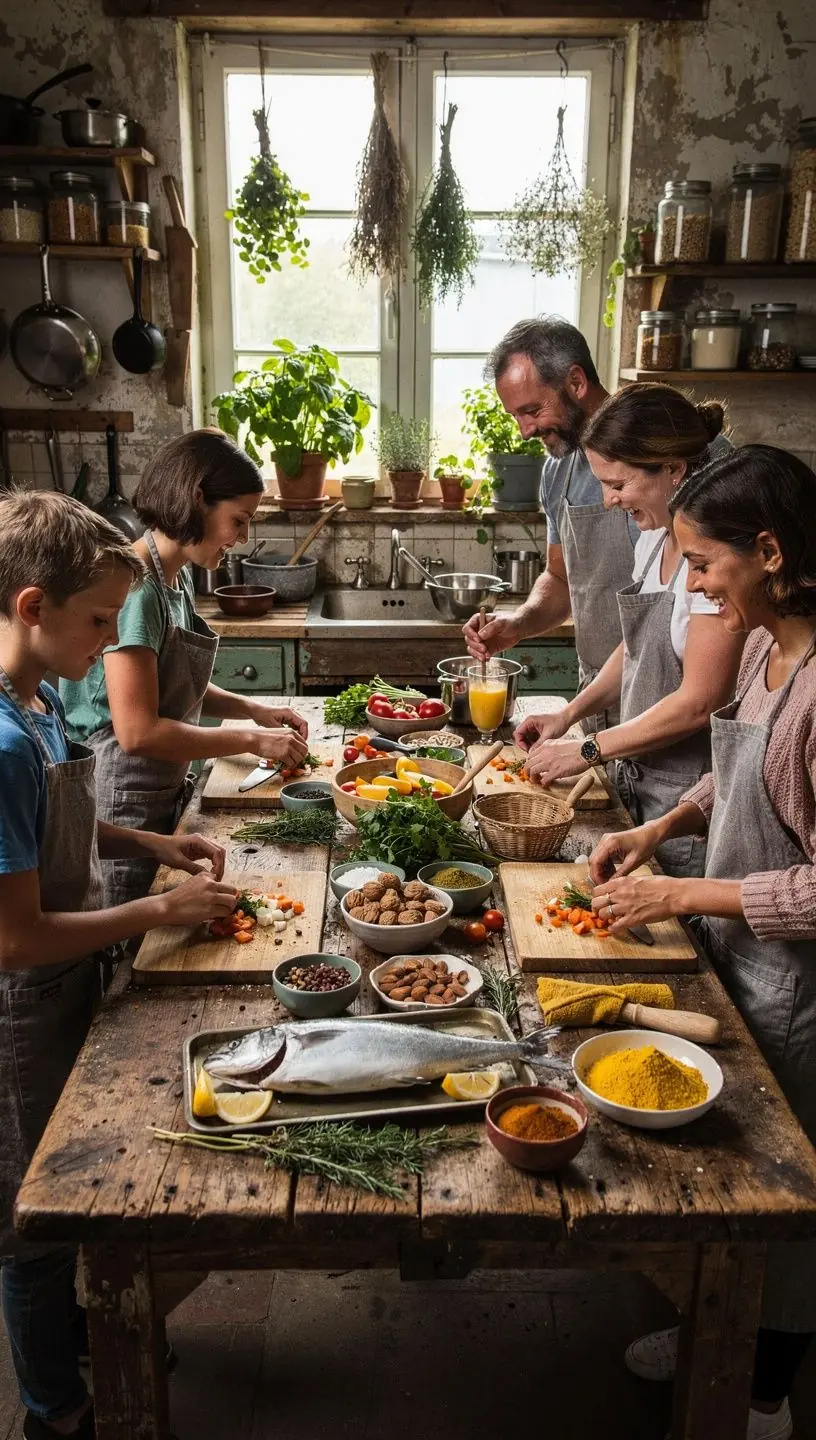Uma tigela colorida de frutas frescas e sementes, representando uma alimentação saudável e energética.