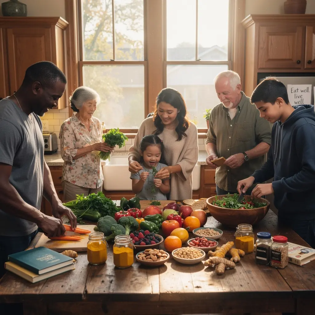 Treinamento esportivo em uma pista, com atletas energéticos focados em seus objetivos de saúde.